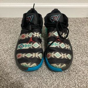 Preowned Jordan Why Not Zer0.1 Low N7 GS ‘Emerald Rise’ size 5.5 Y